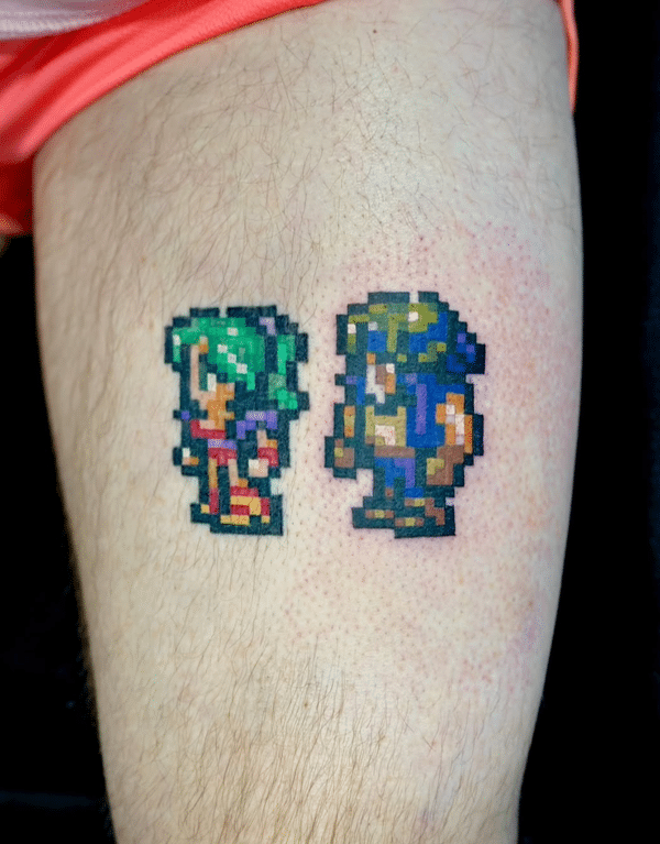 Geometric Dotwork Tattoo