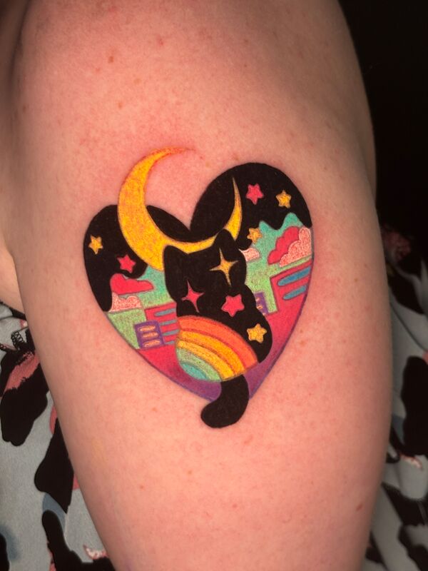 Geometric Dotwork Tattoo