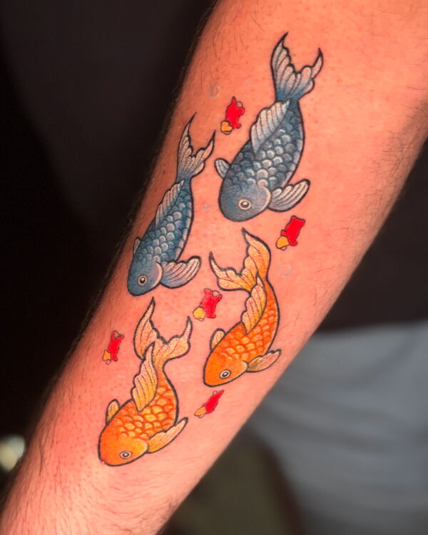 Geometric Dotwork Tattoo