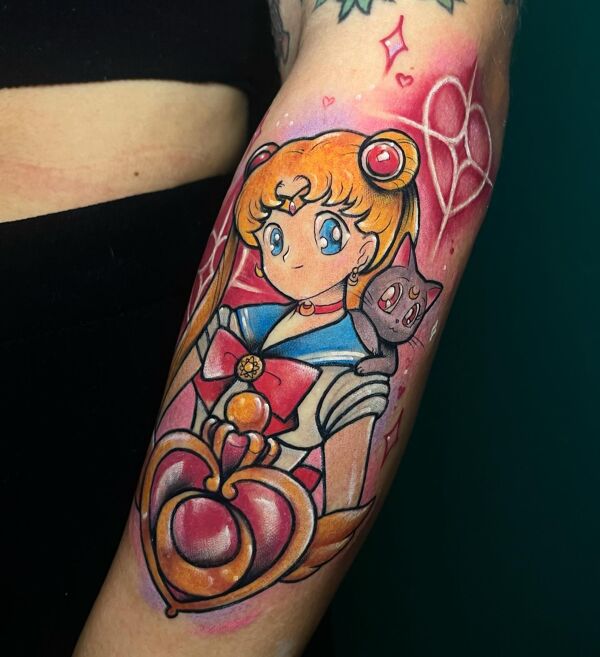 Geometric Dotwork Tattoo