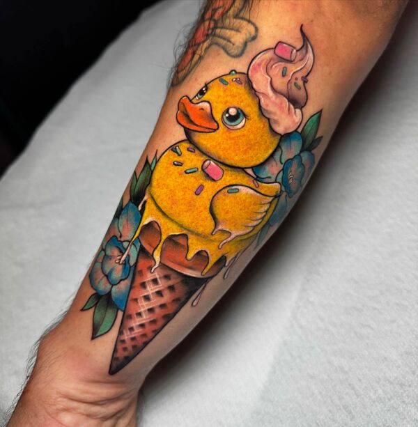 Pokeball Colorful tattoo prism